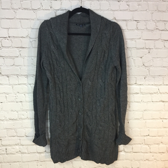 GAP Sweaters - Gap | Women's Long Cardigan Sweater Cable-Knit
